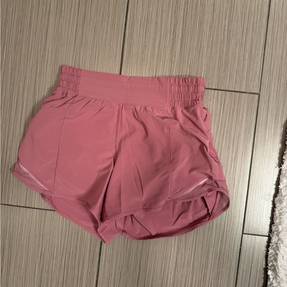 Lululemon Athletica Pink Athletic Shorts Lightweight Breathable
